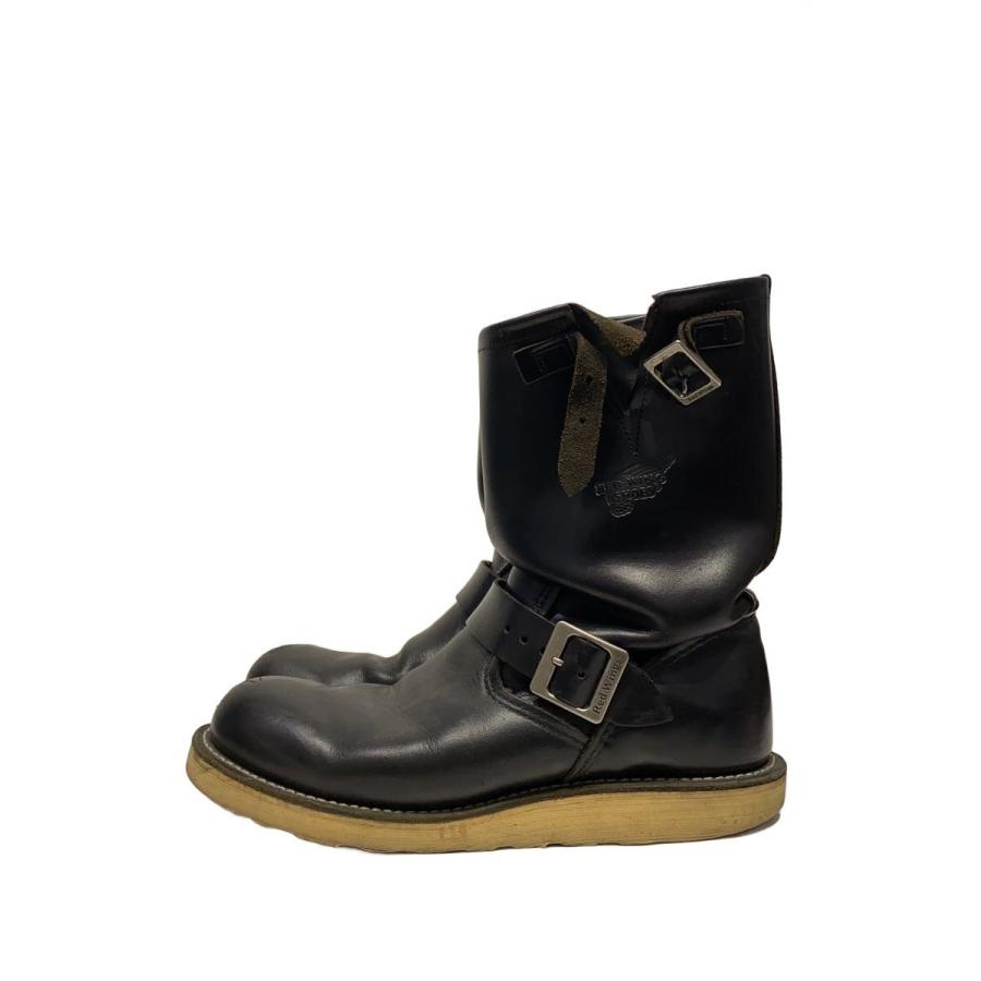 RED WING◇エンジニアブーツ/UK8.5/BLK/レザー/2974 : セカンド