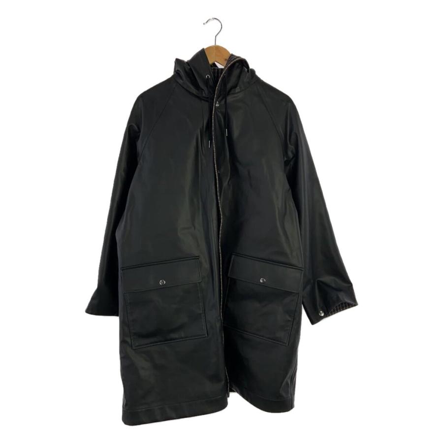 HEUGN◇コート/2/ポリエステル/BLK/無地/COAT050/ELMER REVERSIBLE