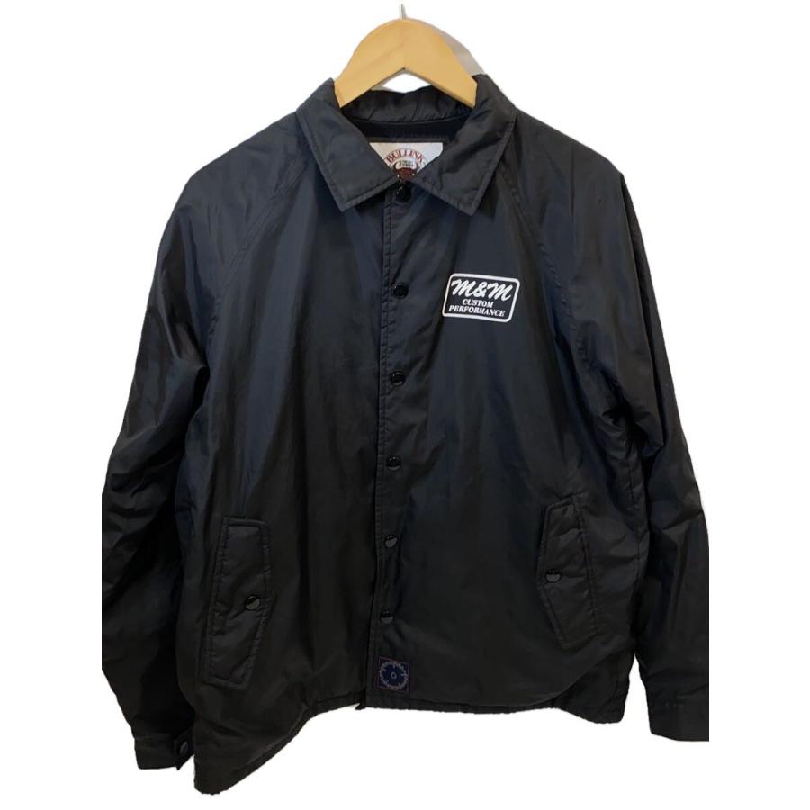 M&M CUSTOM PERFORMANCE ナイロン トラックジャケット L M&M CUSTOM PERFORMANCE◇ジャケット/--/ナイロン/BLK