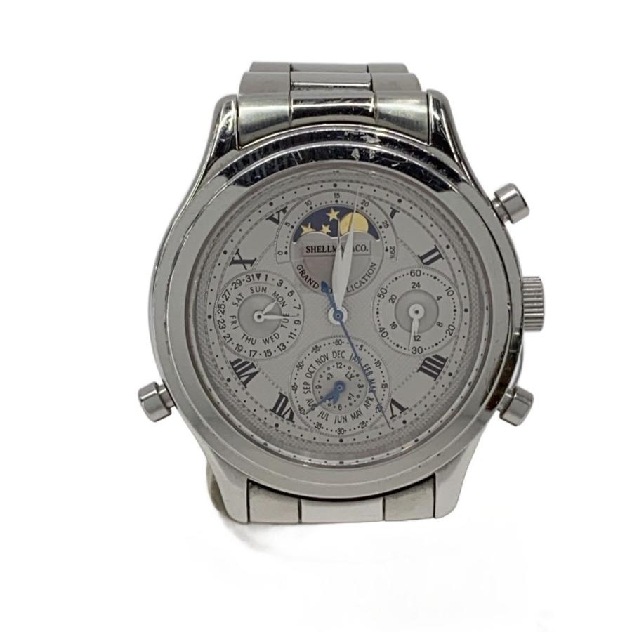 shellman/クォーツ腕時計/アナログ/ステンレス/SLV/SLV/6771-H32167