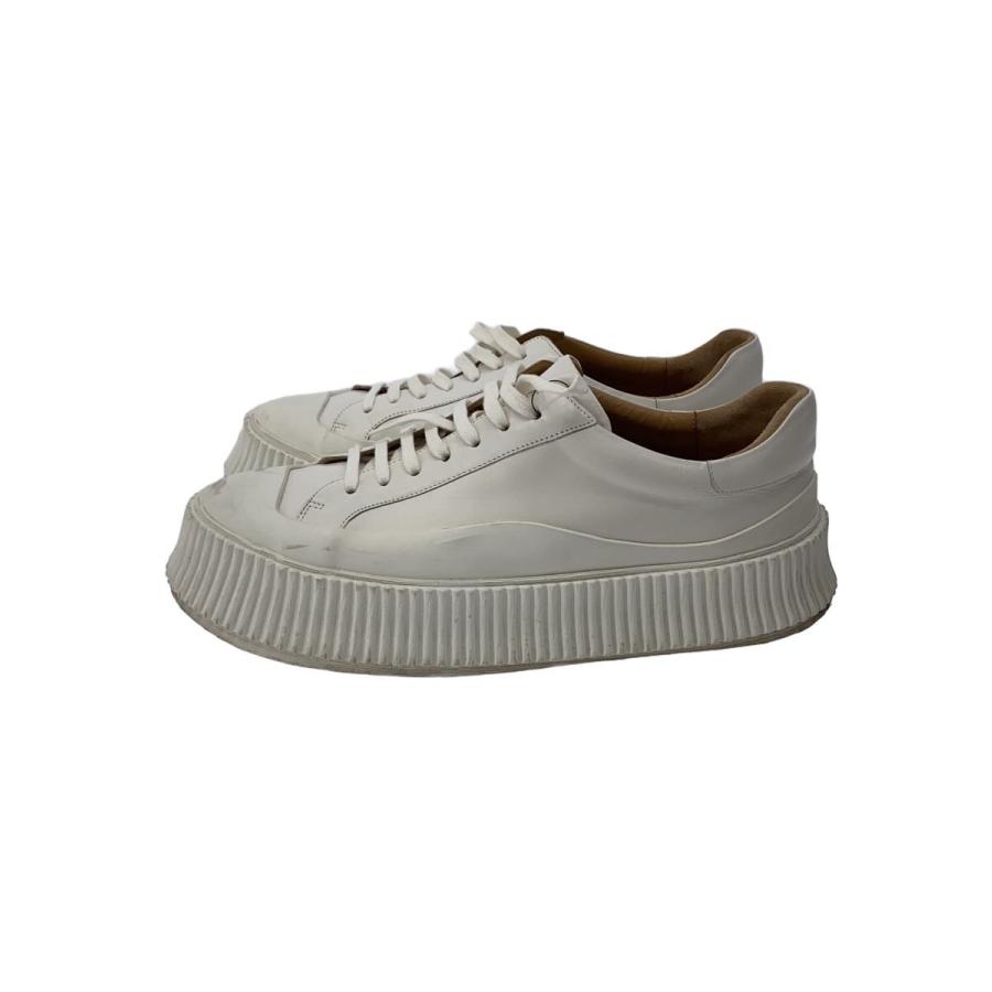 JIL SANDER◇SMOOTH LEATHER SNEAKER/ローカットスニーカー/42/WHT 