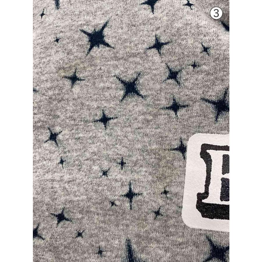 THE BLACK EYE PATCH◇22aw/LABEL STAR PATTERNED HOODIE/パーカー/M