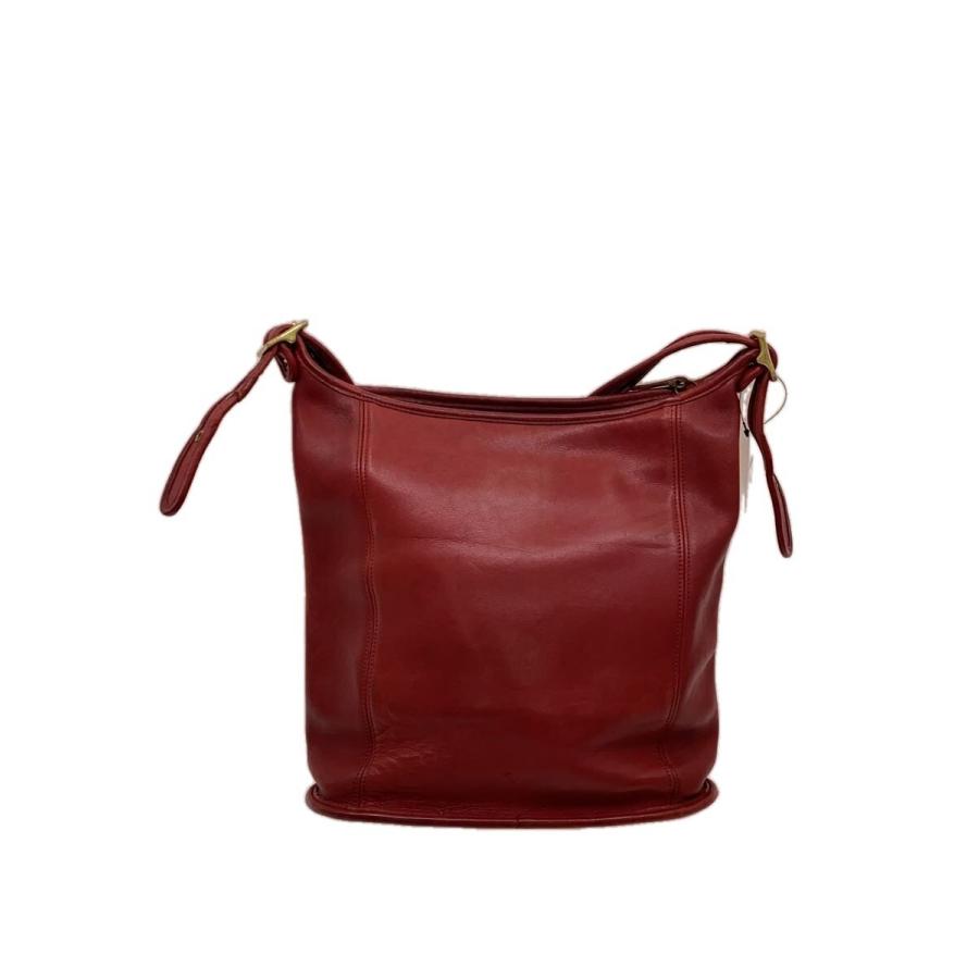 COACH オールドコーチ レザーショルダーバッグ ブリーフケース 赤茶 COACH◇オールドコーチ/ショルダーバッグ/レザー/RED/9060