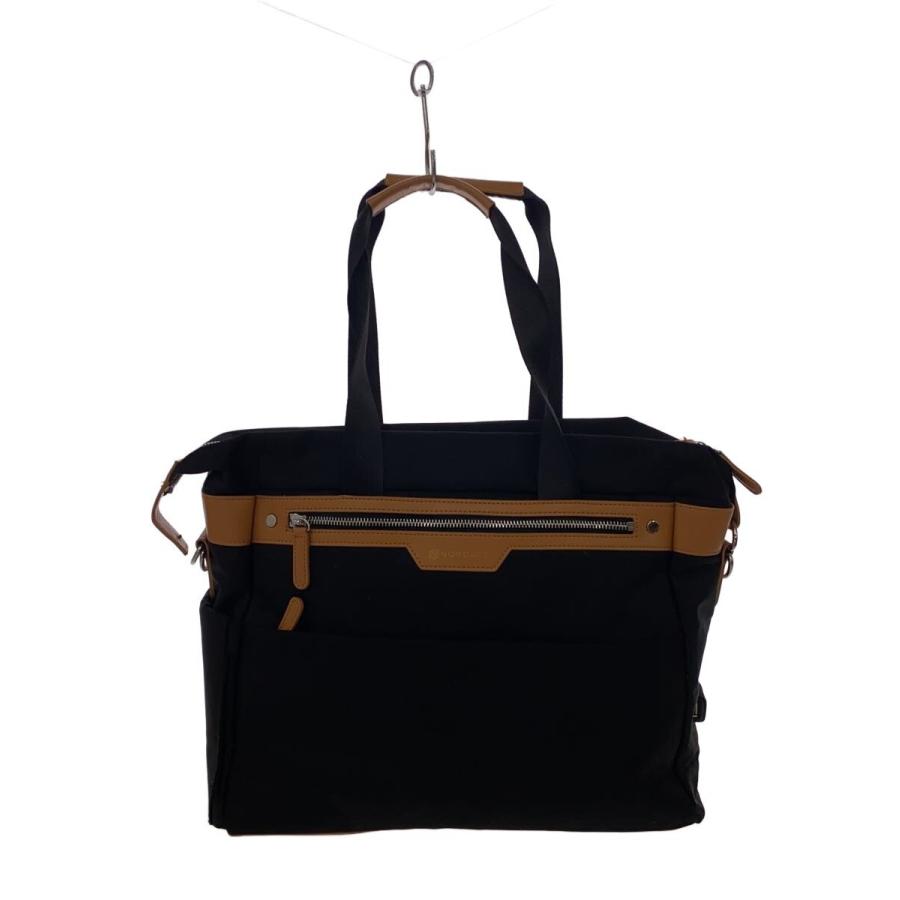 NORDACE◇トートバッグ/ナイロン/BLK : セカンドストリートYahoo!店