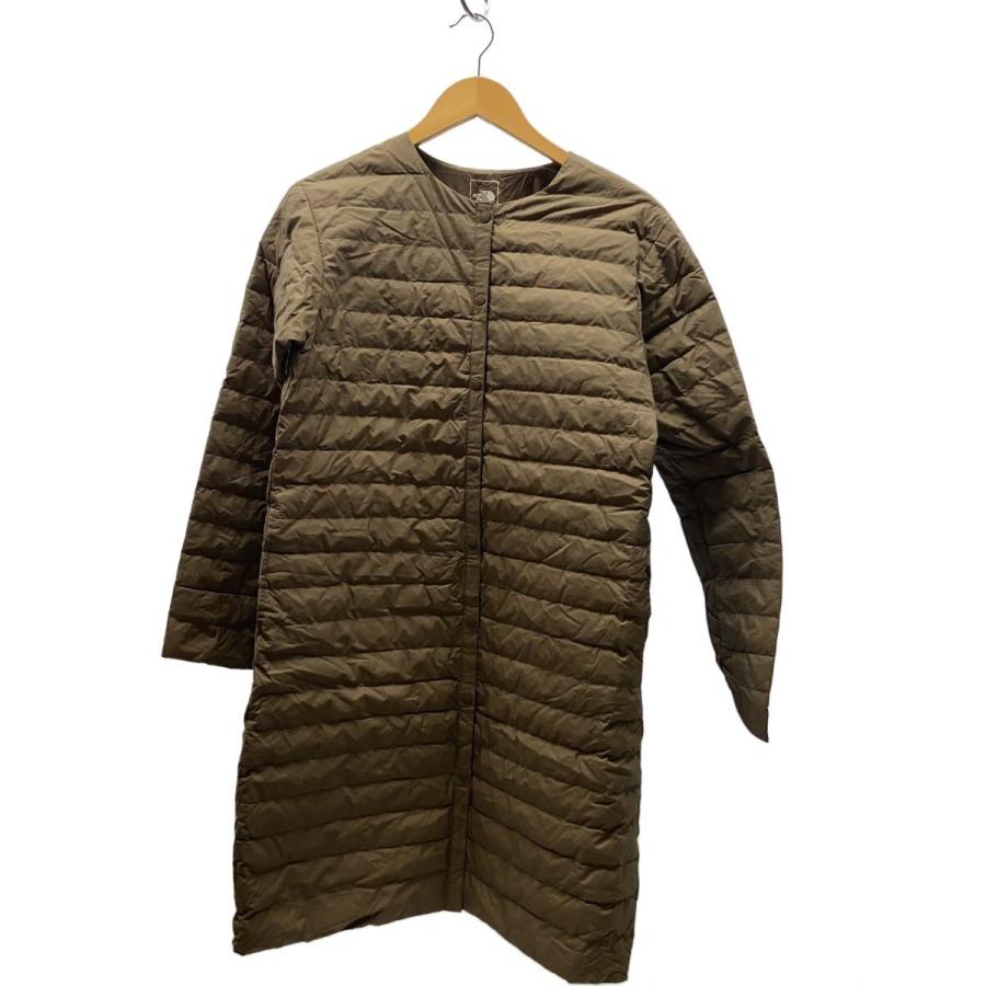 THE NORTH FACE◇ダウンジャケット/L/ナイロン/BEG/NDW92263 