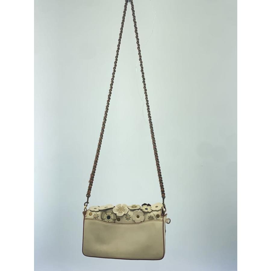 Coach ティーローズ ショルダーバッグ COACH◇ショルダーバッグ_ディンキー_ティーローズ/レザー/BEG