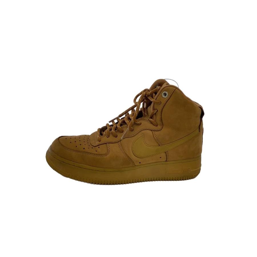 NIKE◇AIR FORCE 1 HIGH 07 WB/エアフォースハイ/キャメル/CJ9178-200