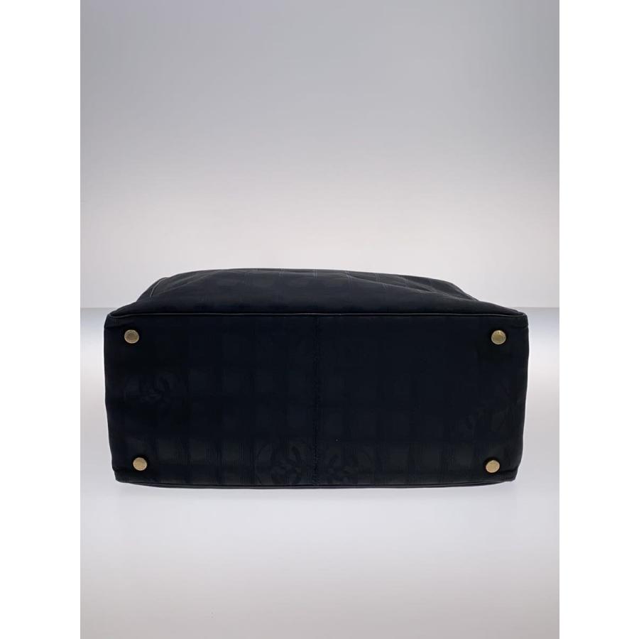 CHANEL◆ニュートラベルライン/トートバッグ/ナイロン/BLK/A15991の画像