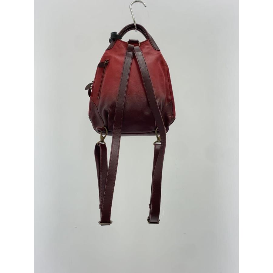 MOTHERHOUSE◇リュック/レザー/RED// : セカンドストリートYahoo!店
