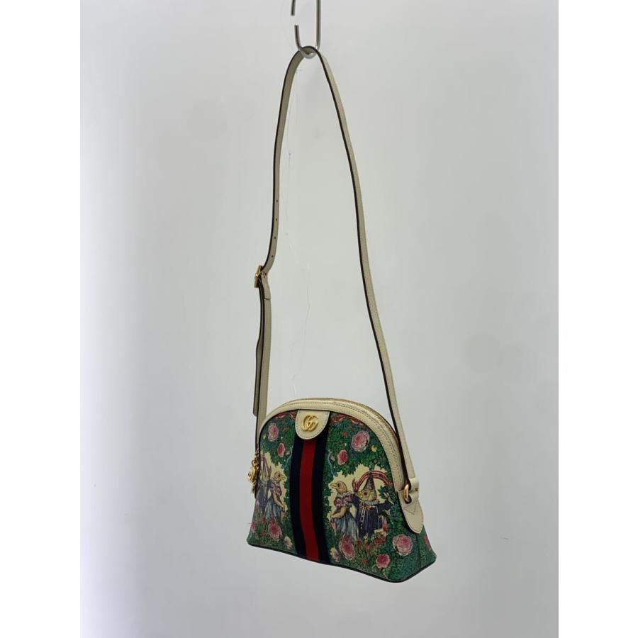 GUCCI◇ヒグチ ユウコ/オフィディア ショルダーバッグ/PVC/GRN/499621 