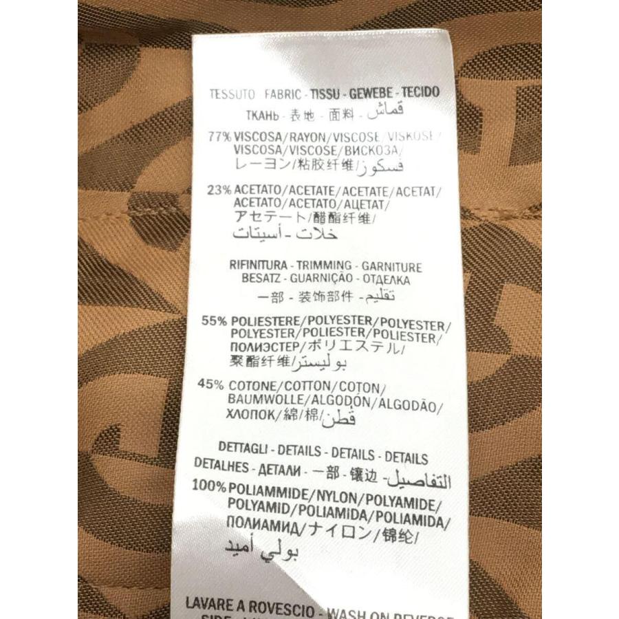 GUCCI◇Gロゴ総柄トラックブルゾン/XXS/レーヨン/BRW/総柄 GUCCI◇Gロゴ総柄トラックブルゾン/XXS/レーヨン/BRW/総柄