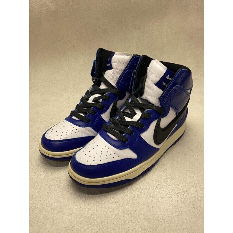 NIKE◇DUNK HI/AMBUSH_ダンク ハイ アンブッシュ/26.5cm/BLU 