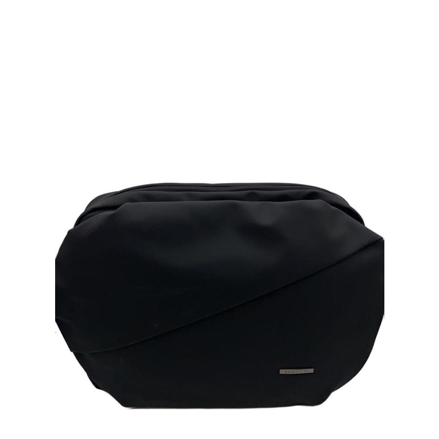 QUICK PACK/ショルダーバッグ/ナイロン/BLK/無地/ボディバッグ 