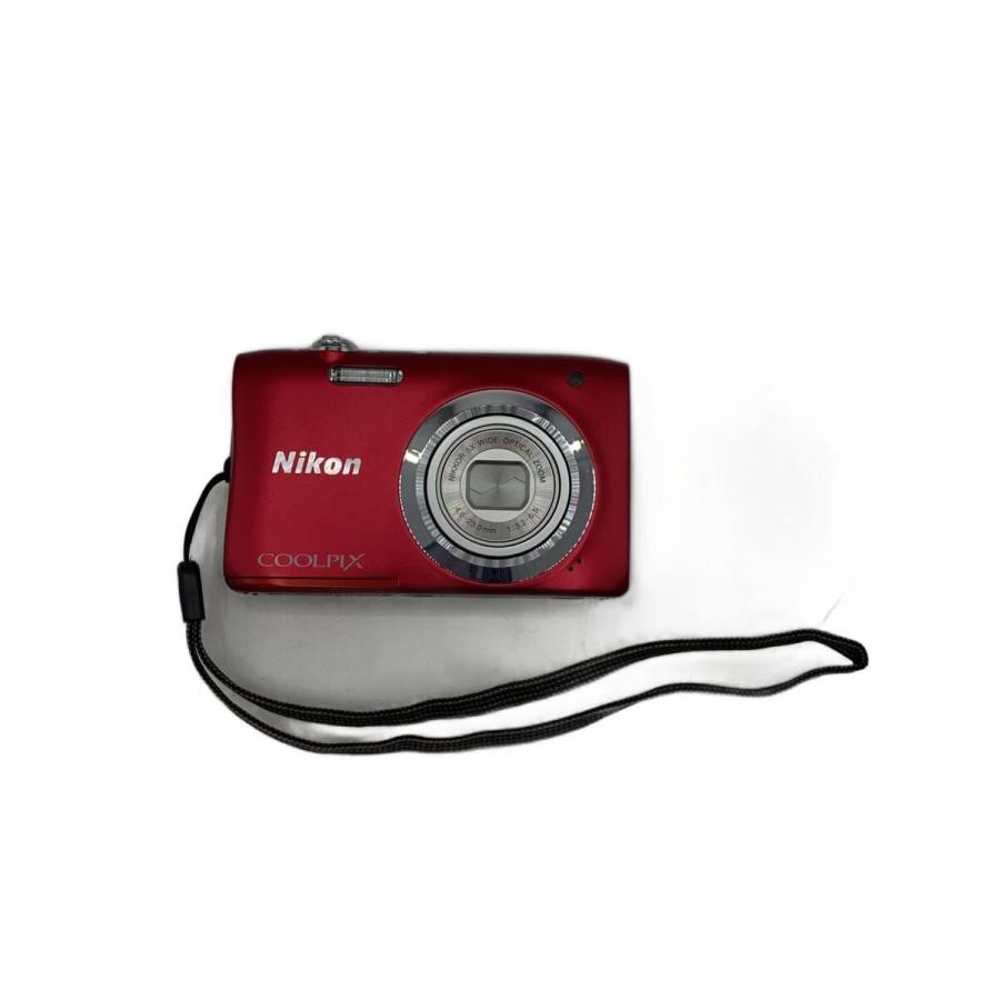 極上美品 】Nikon COOLPIX A100 レッド 動作確認済 #18 極上美品