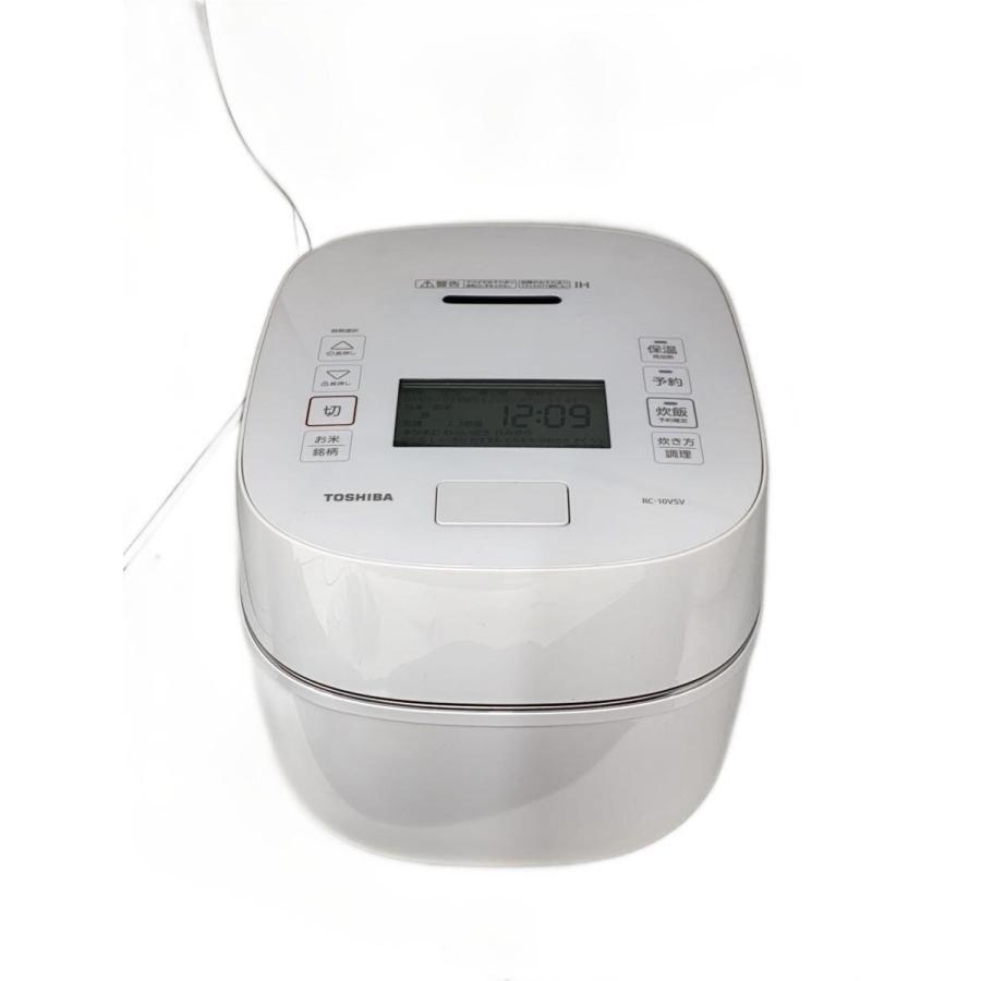 TOSHIBA◆炊飯器 RC-10VSV(W)