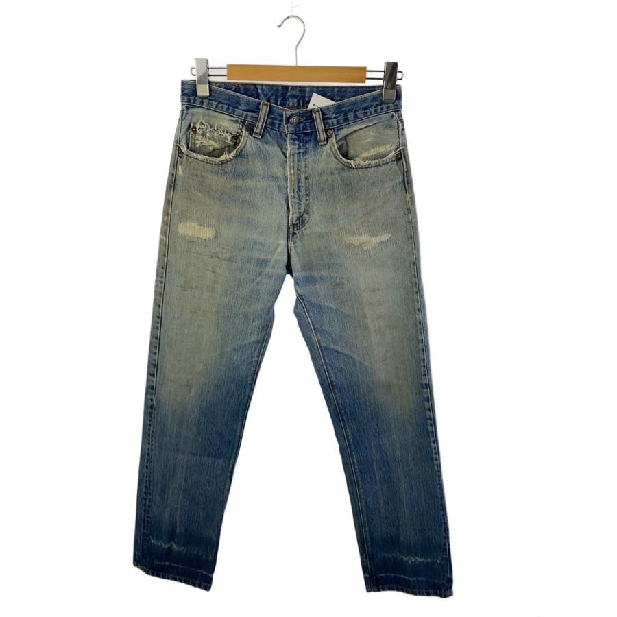 Levi's◇66後期/スモールe/ボタン裏8/リペア有/31/デニム/IDG/505-0217