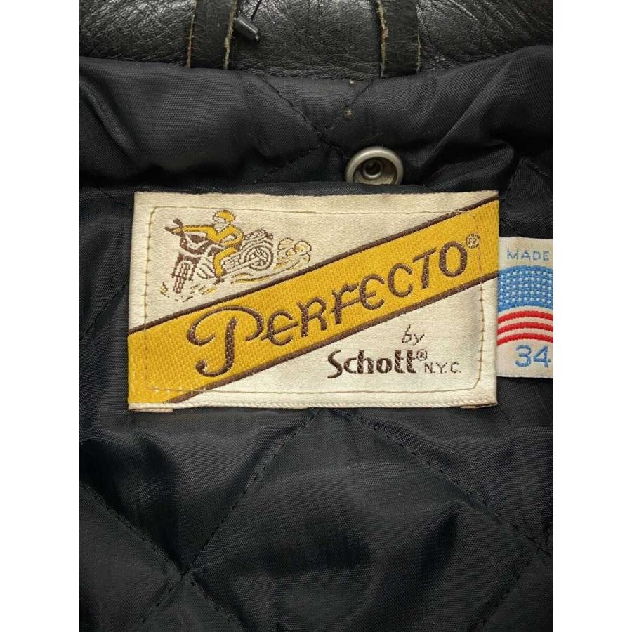 schott perfect サイズ42　バイカータグ　希少 Schott◇バイカータグ/PERFECTO/USA製/内側汚れ/ダブルライダース