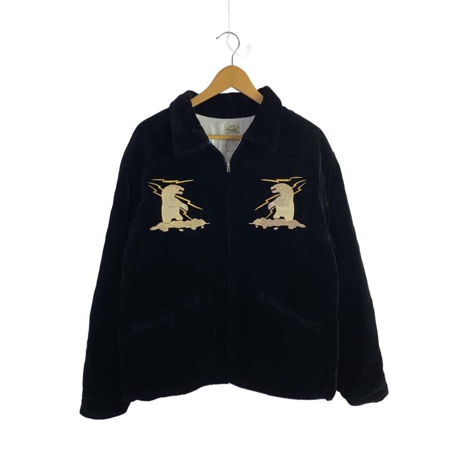 gold◇VELVETEEN ALASKA JACKET/L/コットン/BLK/無地/GL15678
