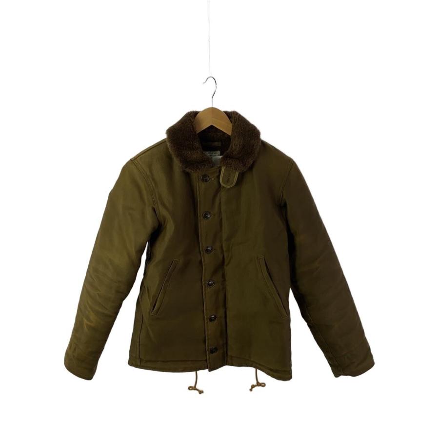 FREEWHEELERS◇NAVYDEPARTMENT/N-1/デッキジャケット/36/スウェード