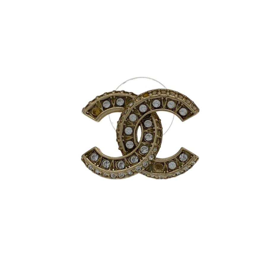 CHANEL◇ココマーク/片耳のみ/使用感有/ストーン欠品有/ピアス
