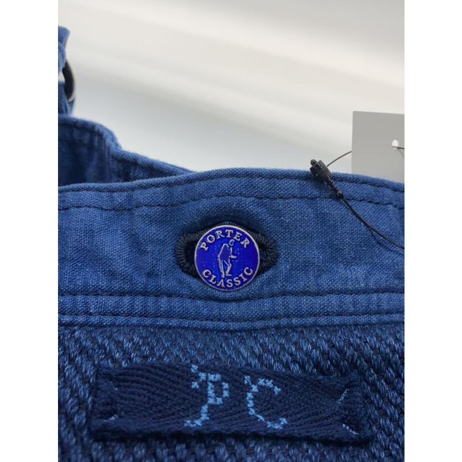 Porter Classic◆KENDO/トートバッグ/コットン/BLU/無地//_4