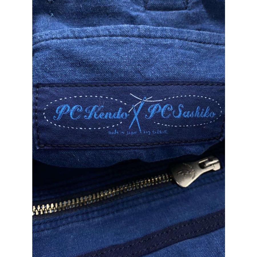 Porter Classic◆KENDO/トートバッグ/コットン/BLU/無地//_6
