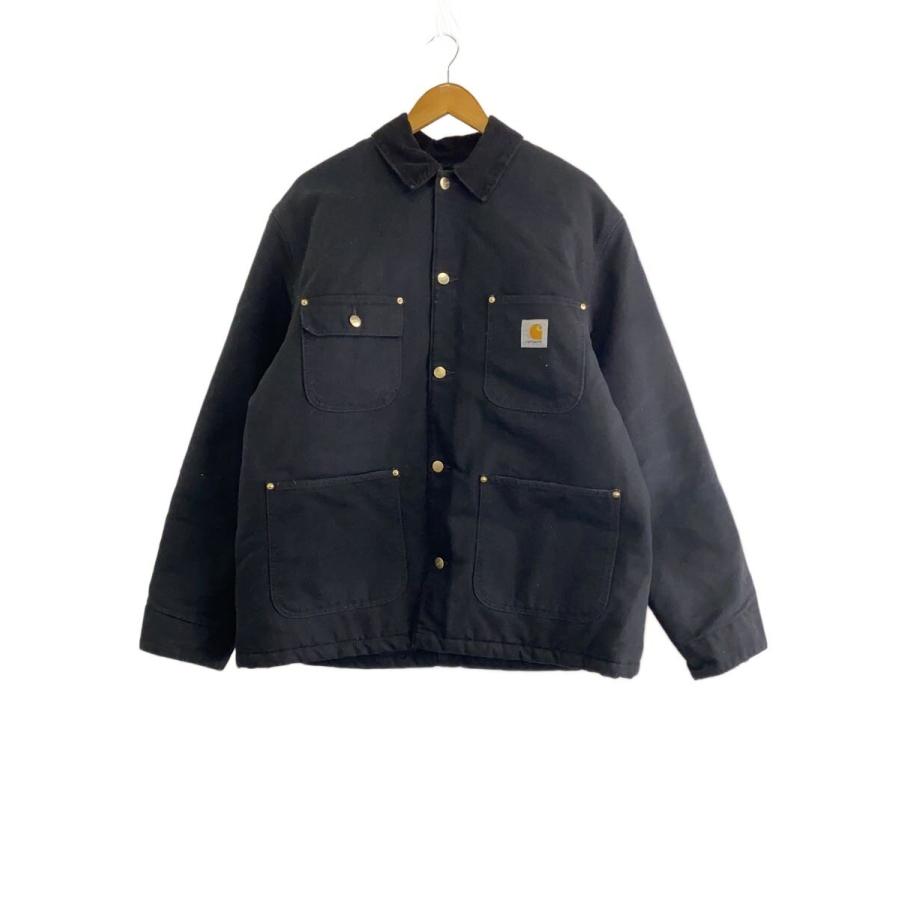 Carhartt◇チョアコート/ジャケット/L/コットン/BLK/og chore coat