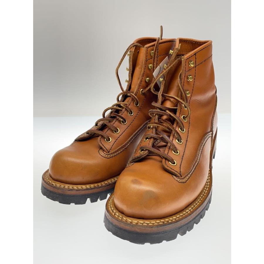 LONE WOLF ロガーブーツ US9　ブラウン LONE WOLF BOOTS◇LOGGER/ロガー/レースアップブーツ/US9.5/BRW