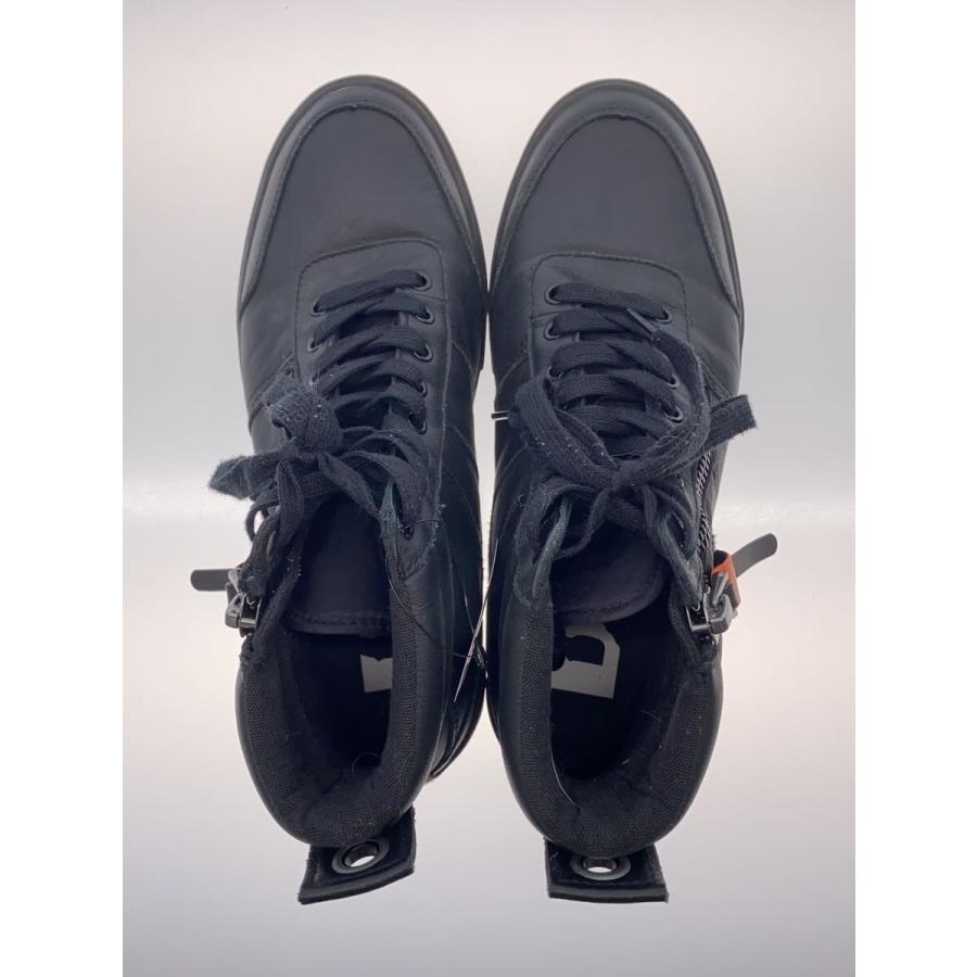 DIESEL◇S-DVELOWS/ハイカットスニーカー/27cm/BLK/レザー/F24-08-VT