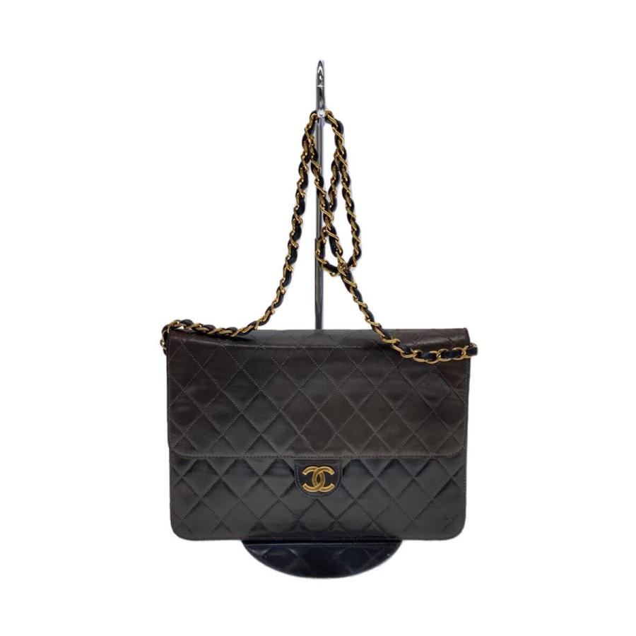 CHANEL◇90s/マトラッセ/ショルダーバッグ/※フラップ付け根亀裂有/色  