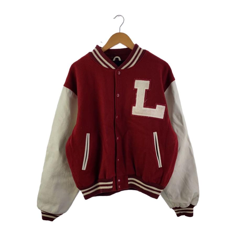 GOLDEN BEAR◇スタジャン/L/ウール/RED// : セカンドストリートYahoo