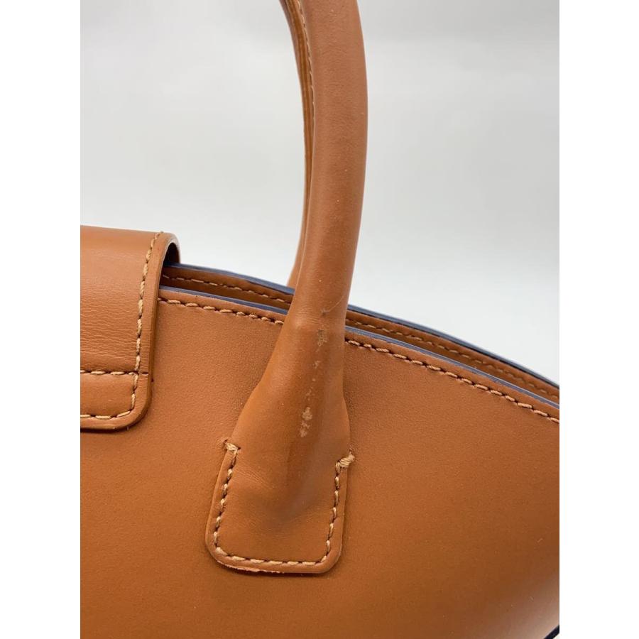 アンティーク　ヨーロッパ　ハンドバッグ ペルーシェ】レザーハンドバッグ S 本革 フォーマルバッグ（商品