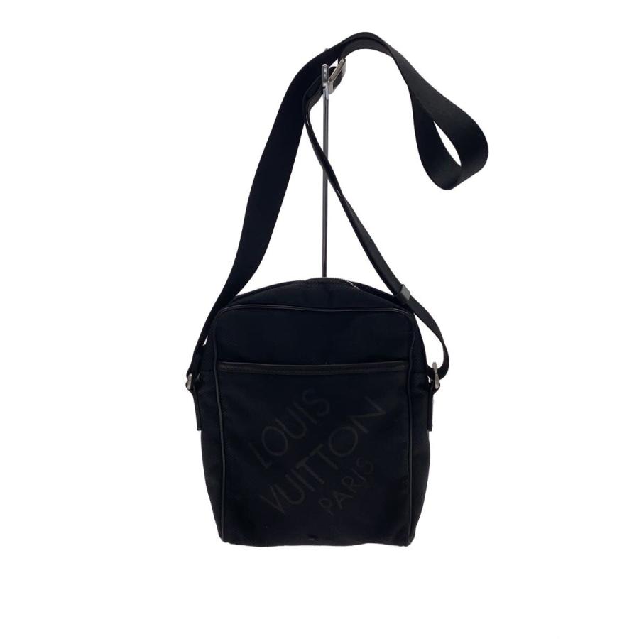 LOUIS VUITTON◇シタダン_ダミエ・ジェアン/ナイロン/BLK : セカンド