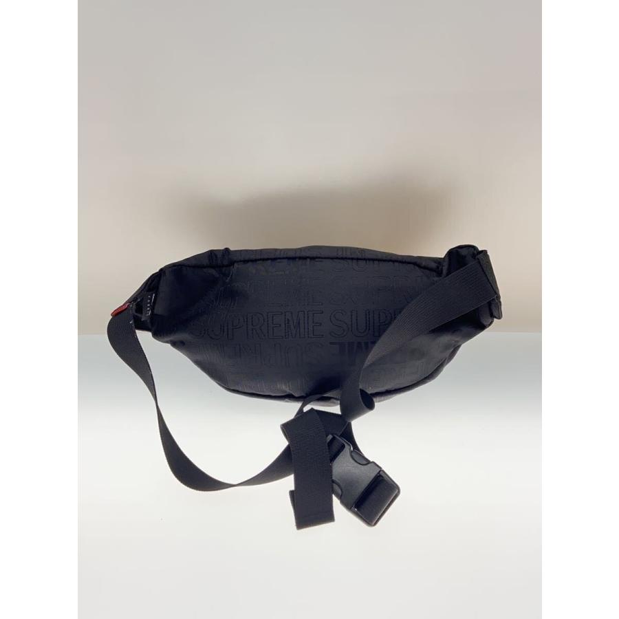 Supreme◇19ss/ウエストバッグ/ナイロン/BLK/総柄/CORDURA