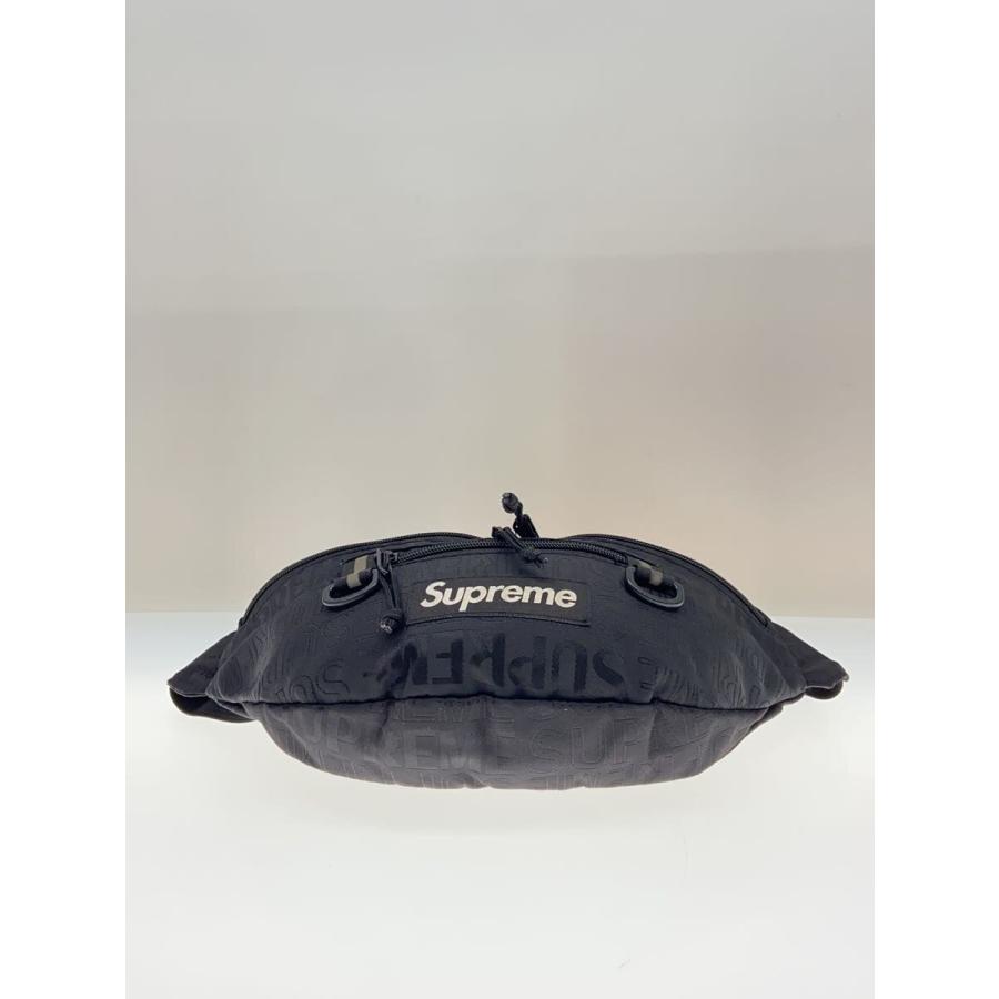 Supreme◇19ss/ウエストバッグ/ナイロン/BLK/総柄/CORDURA