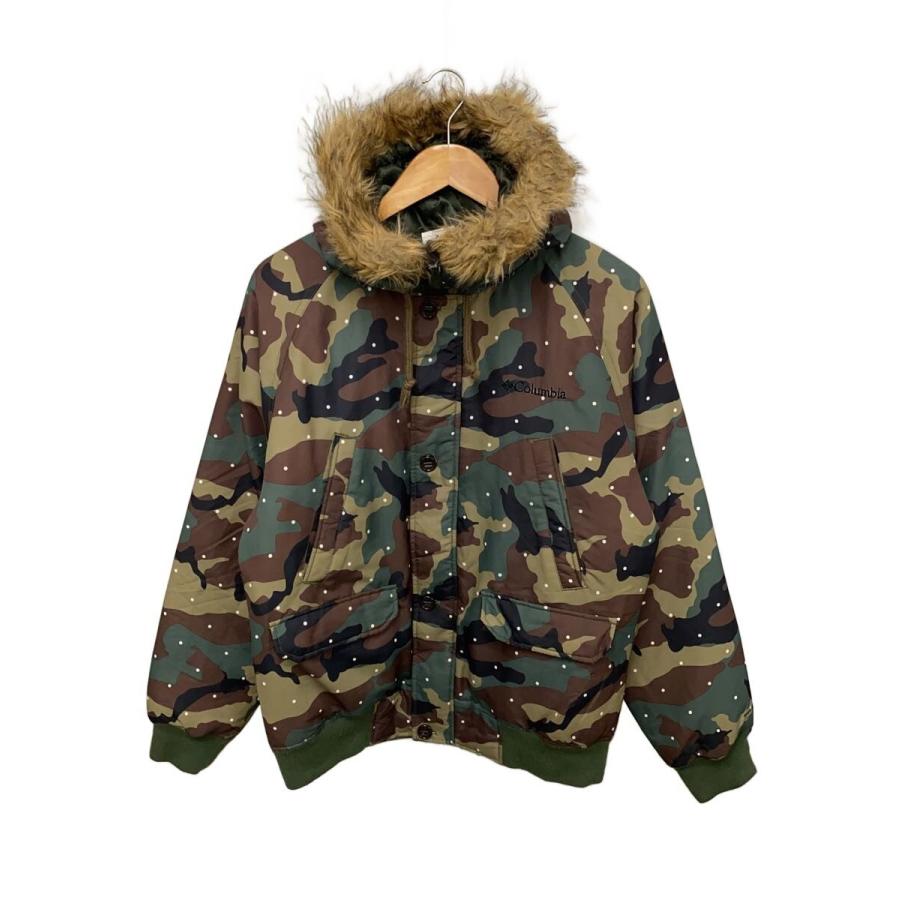 Columbia カモフラージュ ダウンジャケット
