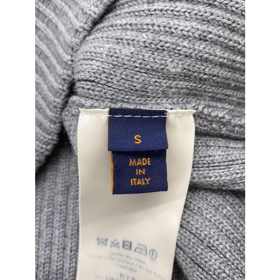 LOUIS VUITTON◇19AW/ワールドロゴジャガードニット/S/ウール LOUIS VUITTON◇19AW/ワールドロゴジャガードニット/S/ウール