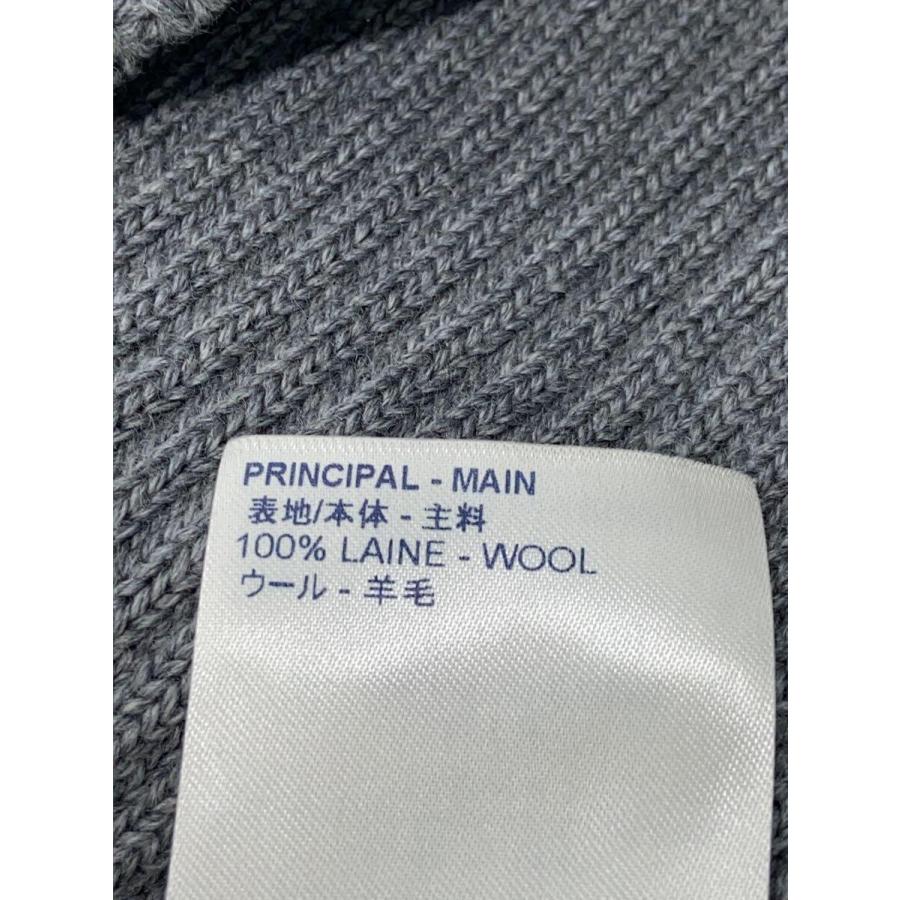 LOUIS VUITTON◇19AW/ワールドロゴジャガードニット/S/ウール/GRY 
