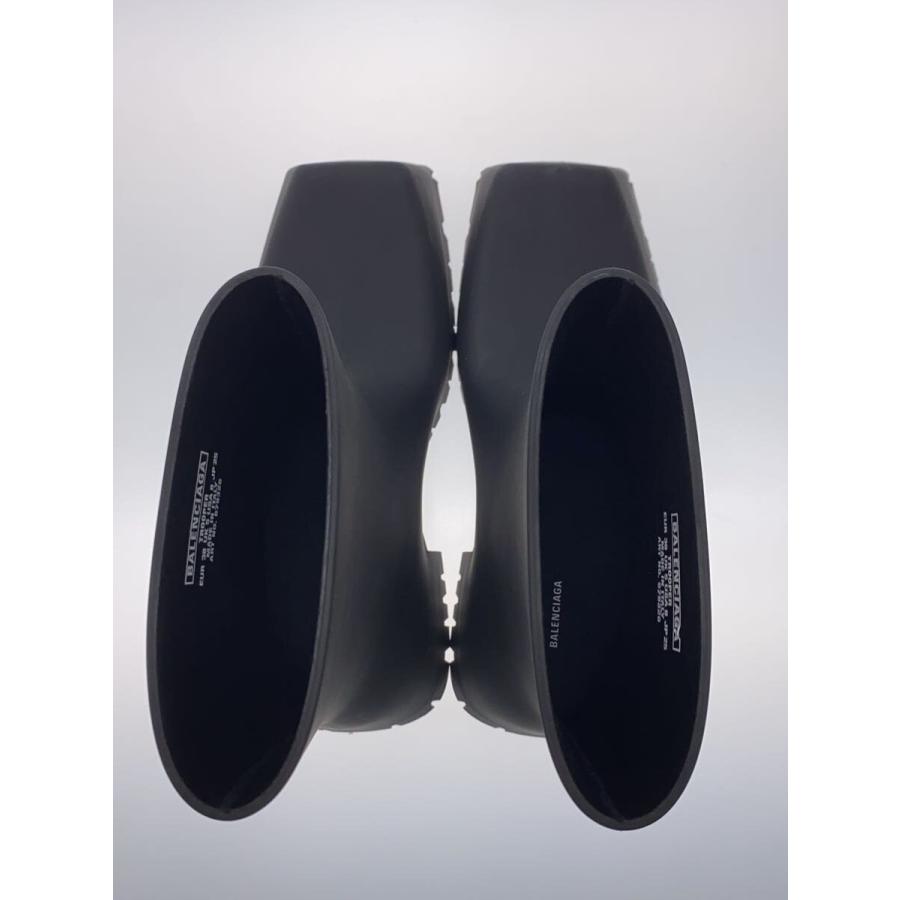 BALENCIAGA◇TROOPER RUBBER BOOT/38/BLK/679326 : セカンドストリート