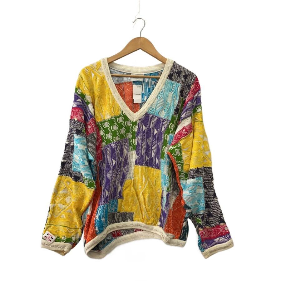 COOGI ニットセーター Lサイズ COOGI◇ニット・セーター(薄手)/L/コットン/マルチカラー/総柄