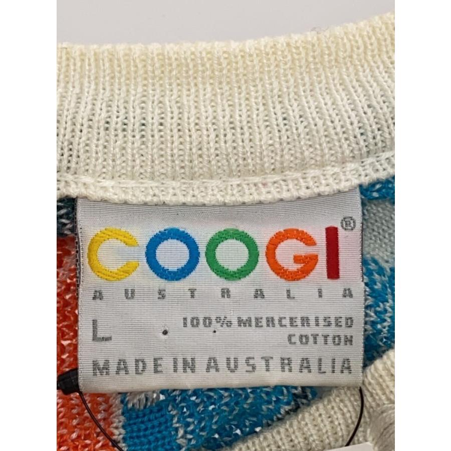 COOGI◇ニット・セーター(薄手)/L/コットン/マルチカラー/総柄