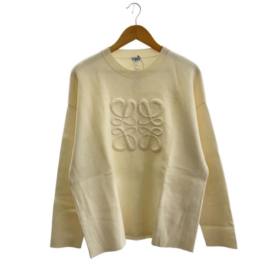 LOEWE◇ニット・セーター(厚手)/S/ウール/WHT/H526Y14KEE// : セカンド