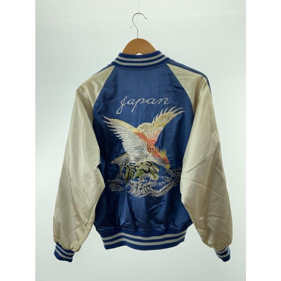 ホシヒメ hoshihime ドラゴン刺繍 青 シルバー スカジャン ホシヒメ hoshihime ドラゴン刺繍 青 シルバー スカジャン