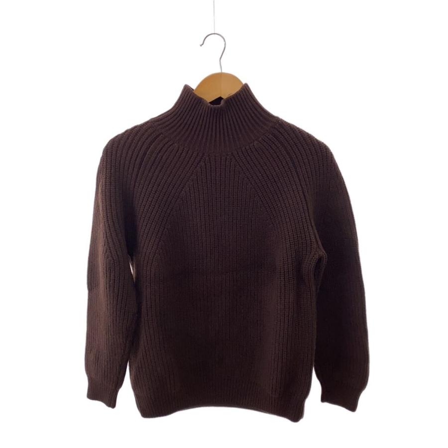 BATONER◇ニット・セーター(厚手)/2/ウール/BRW/無地/bn-19fm-022
