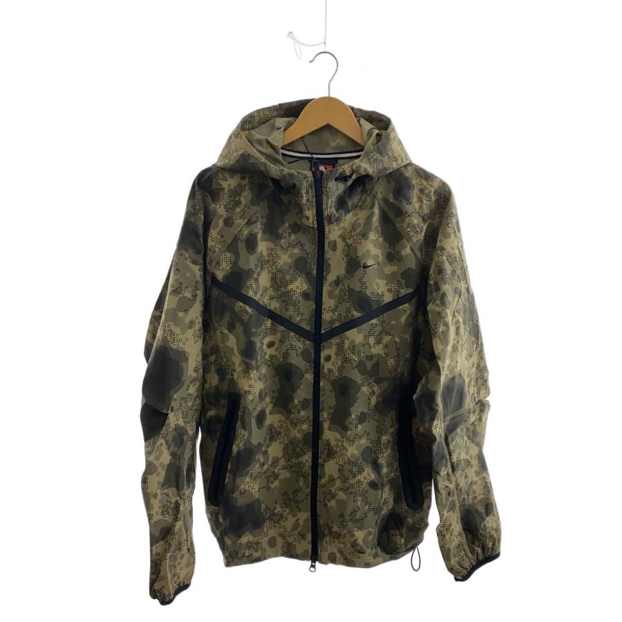 NIKE◇ナイロンジャケット/M/ナイロン/GRN/カモフラ/HV0980-210