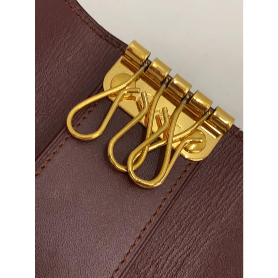 Cartier◇キーケース/レザー/BRD/無地/レディース : セカンド 