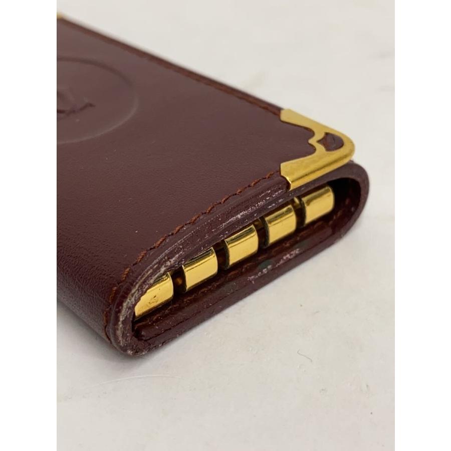 Cartier◇キーケース/レザー/BRD/無地/レディース : セカンド 
