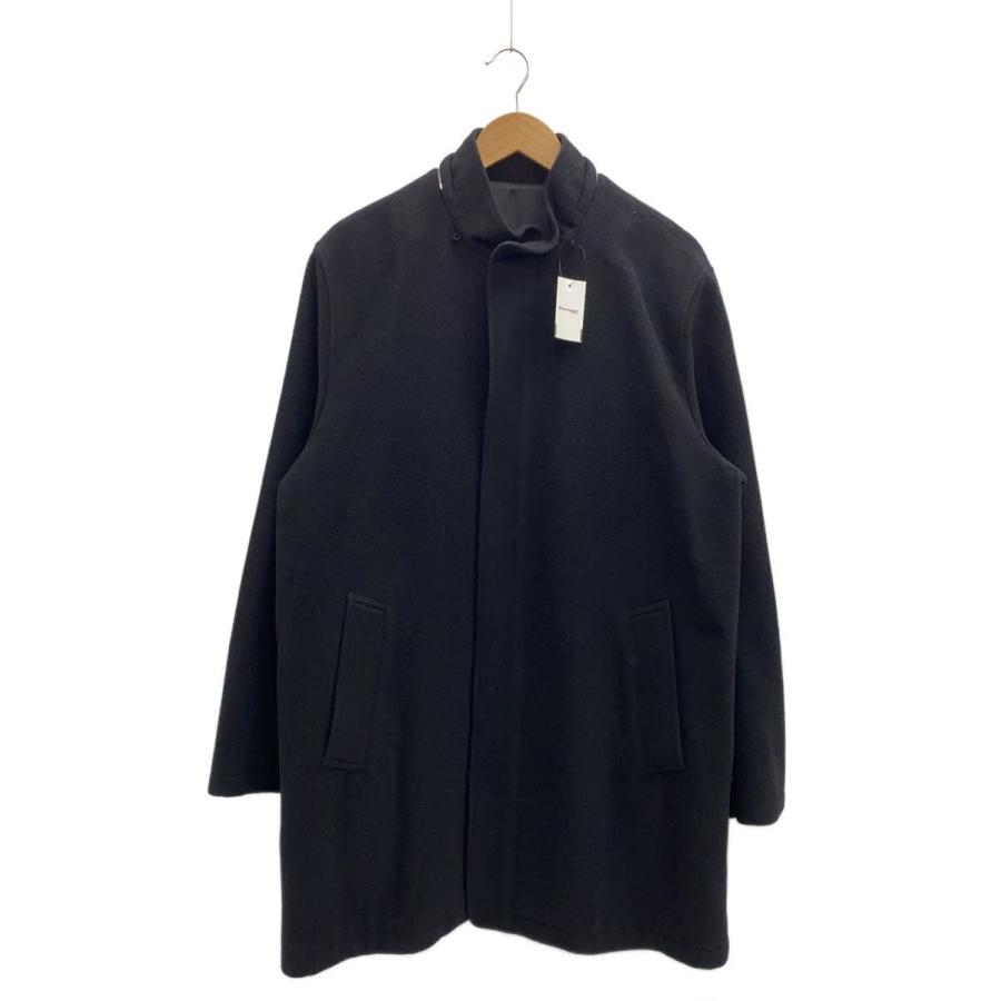YOHJI YAMAMOTO◇コート/L/ウール/BLK/×DURBAN/フード欠品 : セカンド