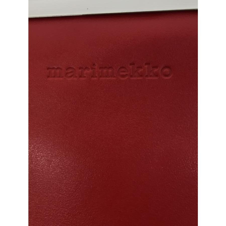 marimekko◆クラッチバッグ/レザー/RED｜ssol-shopping｜03