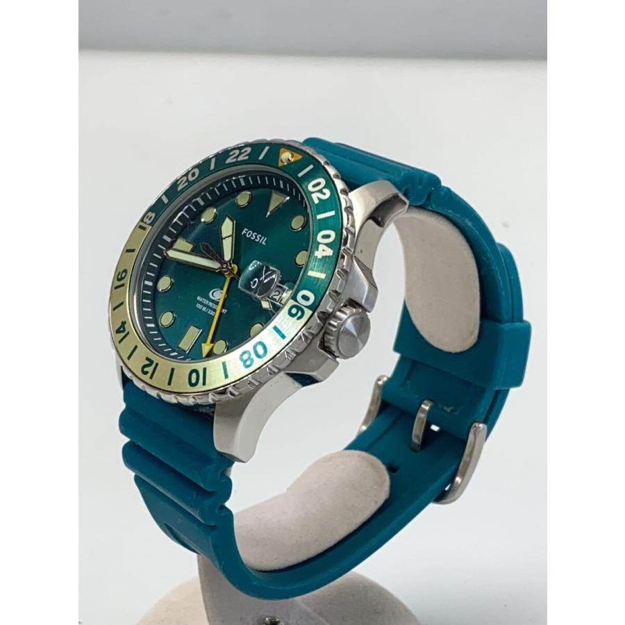FOSSIL◇クォーツ腕時計/アナログ/BLU/BLU/FS5992 : セカンド 
